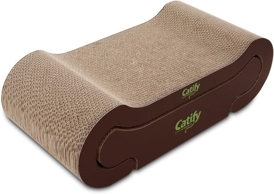 Catify Cat Scratcher, Fun Interactive Scratchers,, Furniture Saver Indoor Play, Heavy Duty